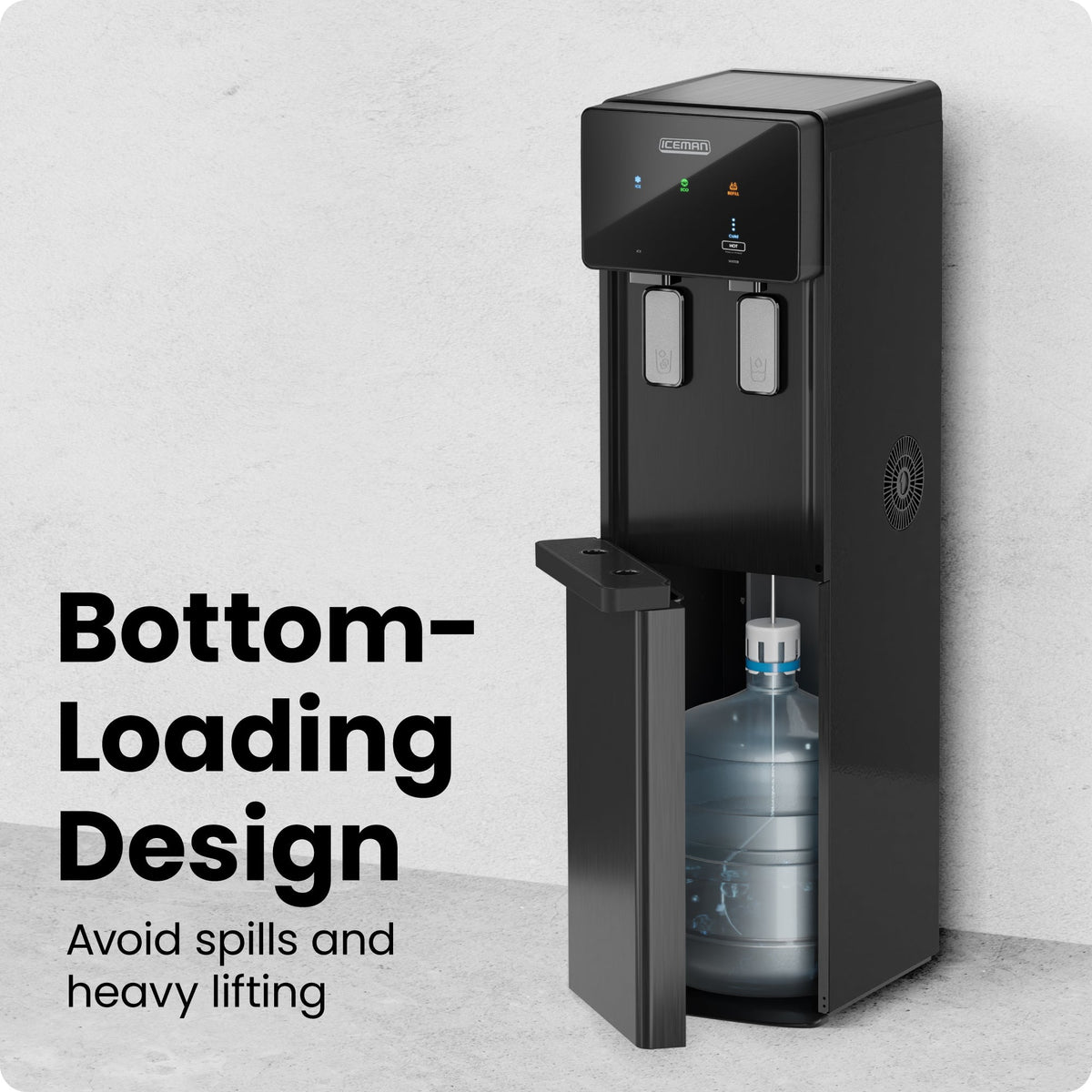 Bottom-Loading Ice Maker & Water Dispenser
