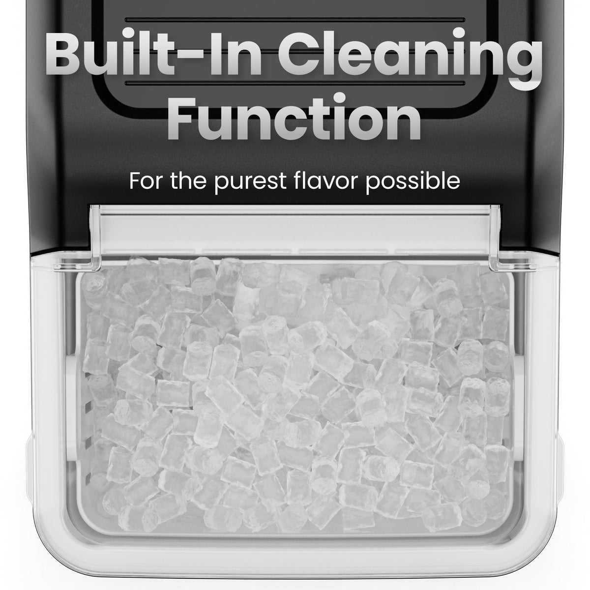 Compact Nugget Ice Maker - Black