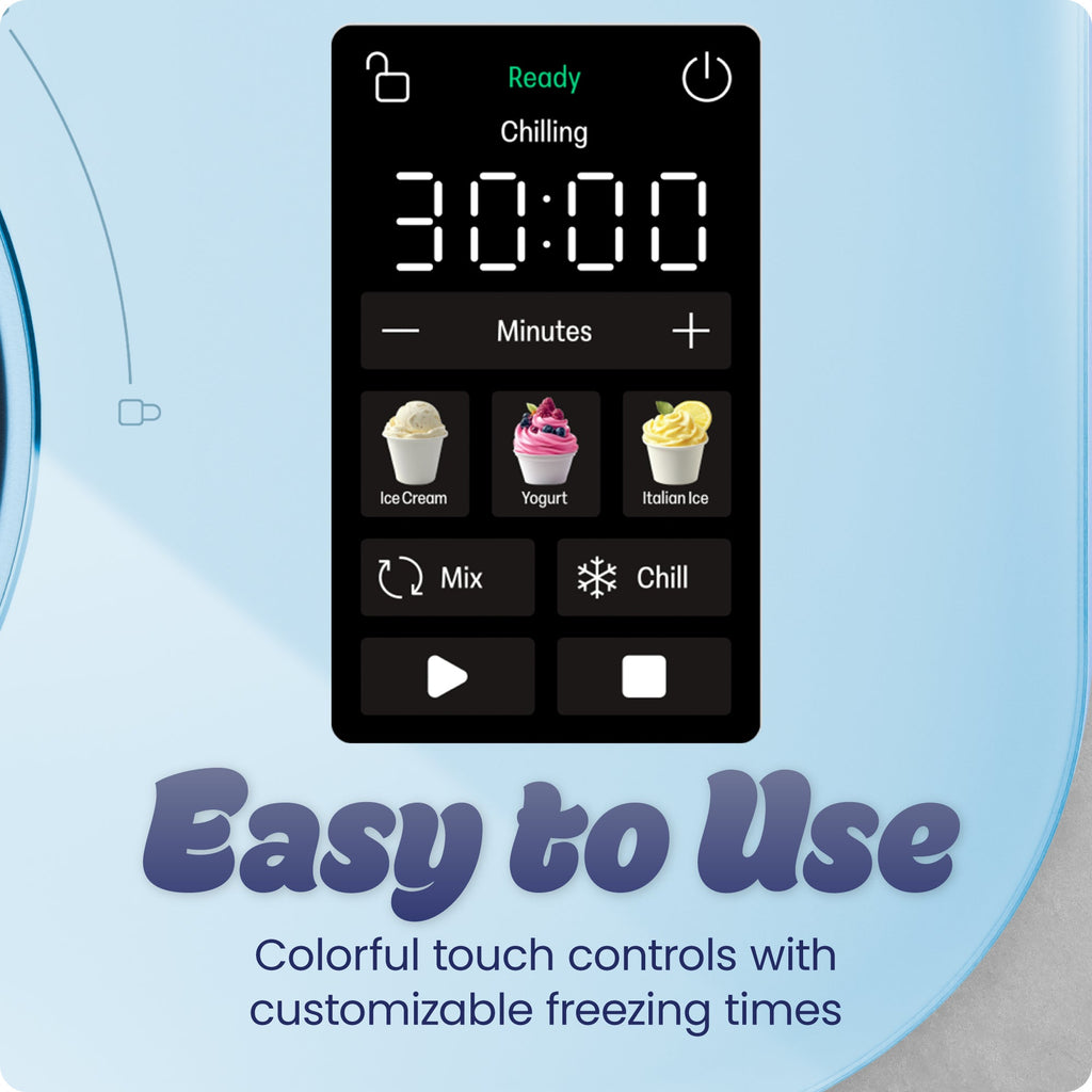Iceman Trio™ Ice Cream Maker - Aqua