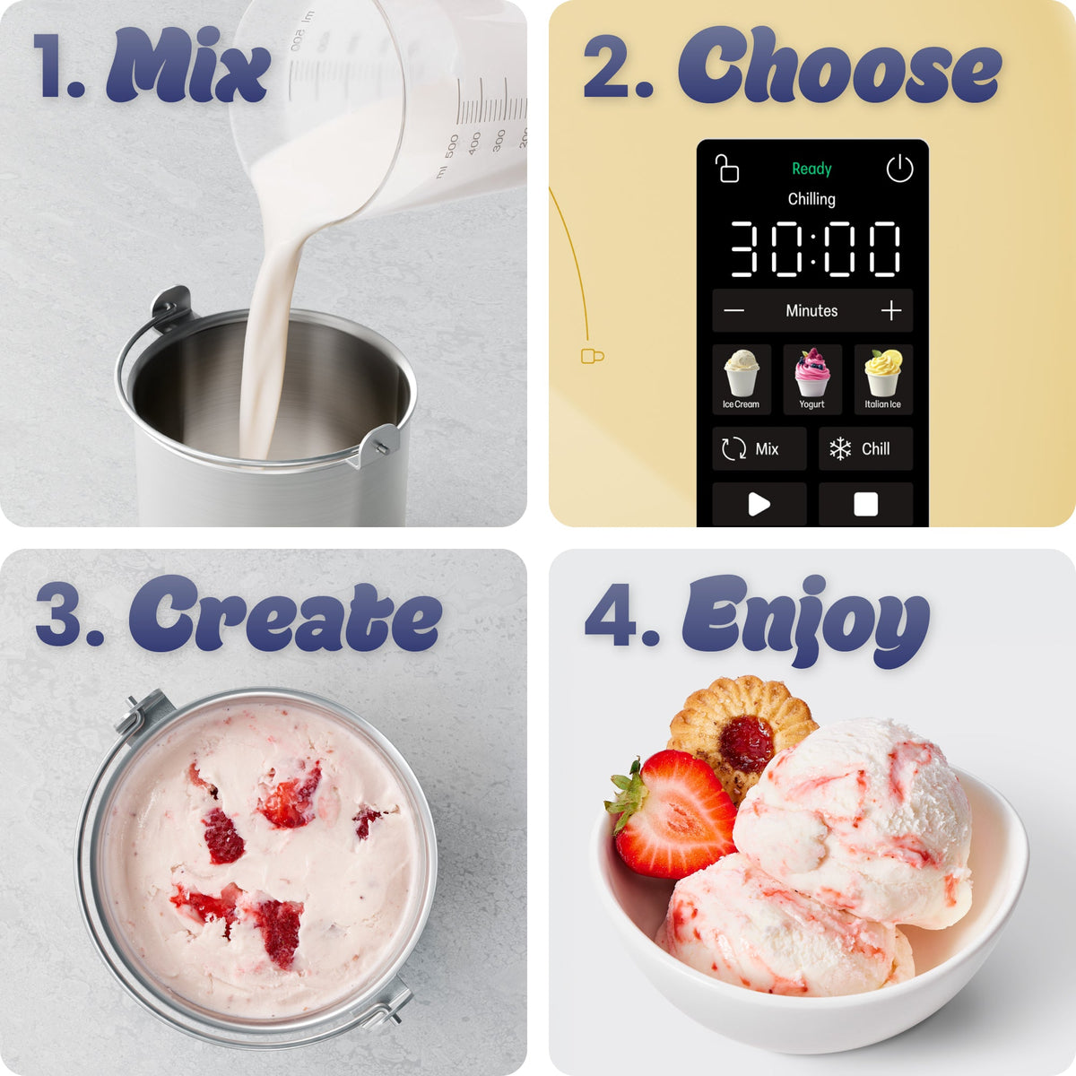 Iceman Trio™ Ice Cream Maker - Butter