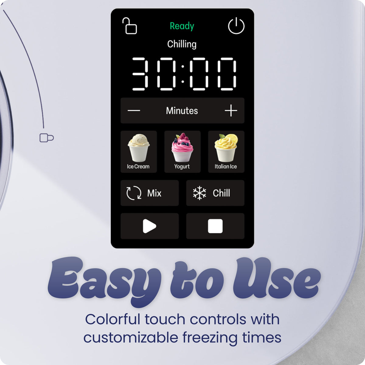 Iceman Trio™ Ice Cream Maker - Lavender