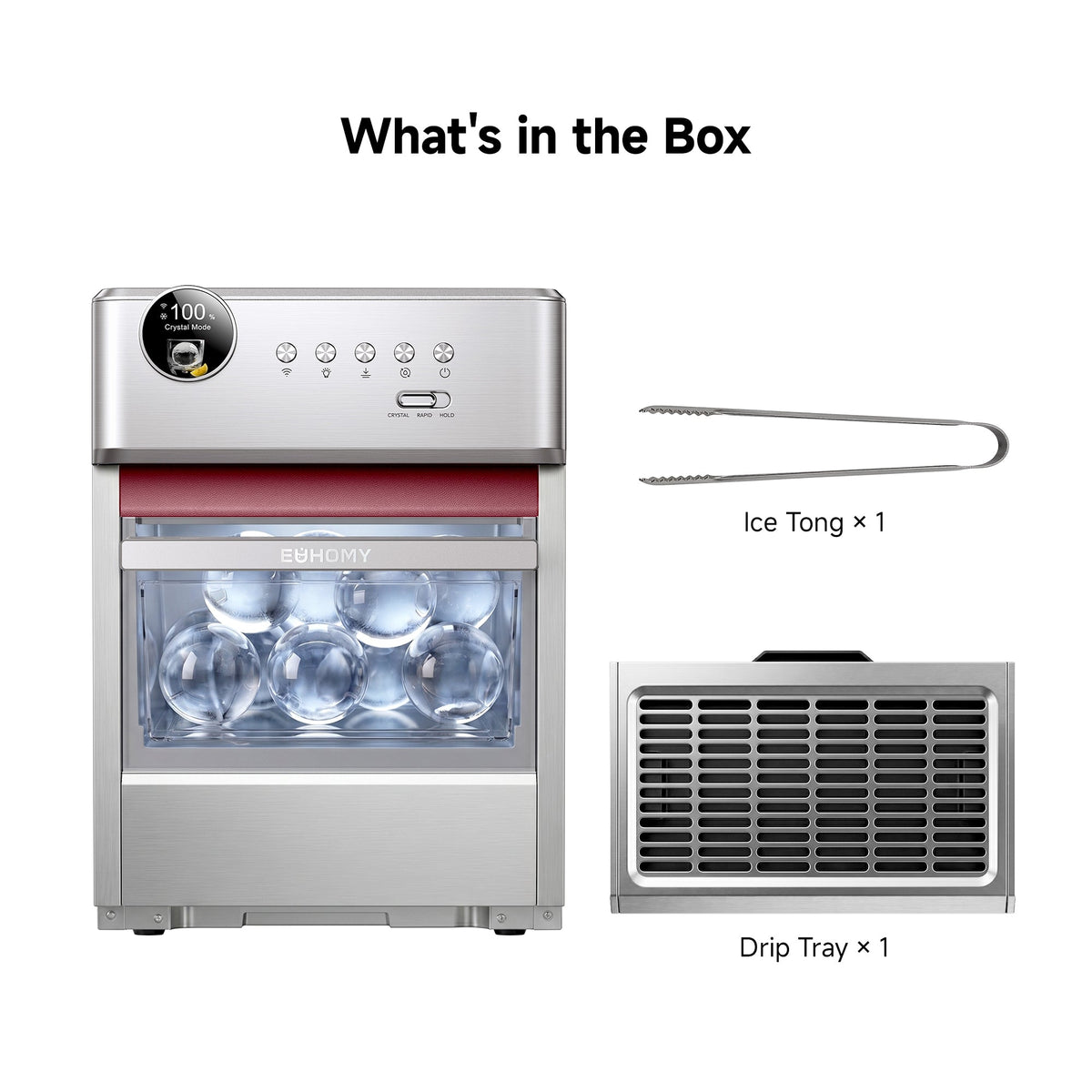 Euhomy Rock Pro Sphere Ice Maker