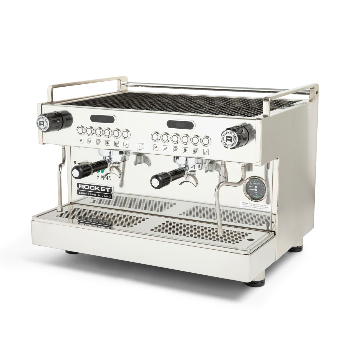 Rocket Boxer Timer Evo Commercial Espresso Machine - 2 Group