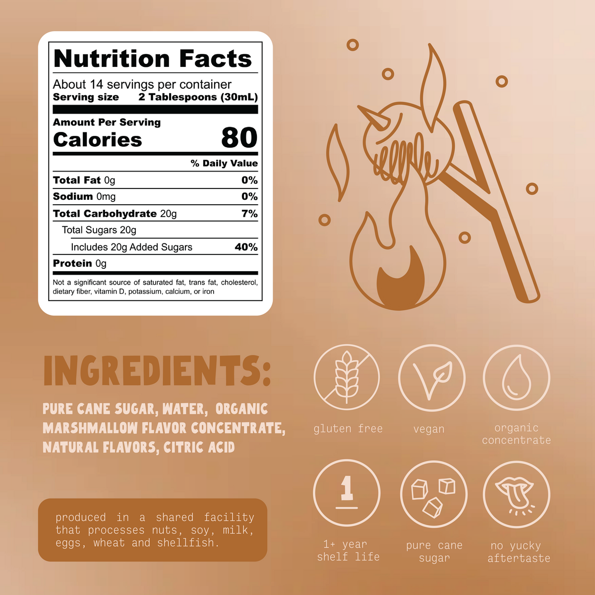 Toasted Marshmallow Simple Syrup
