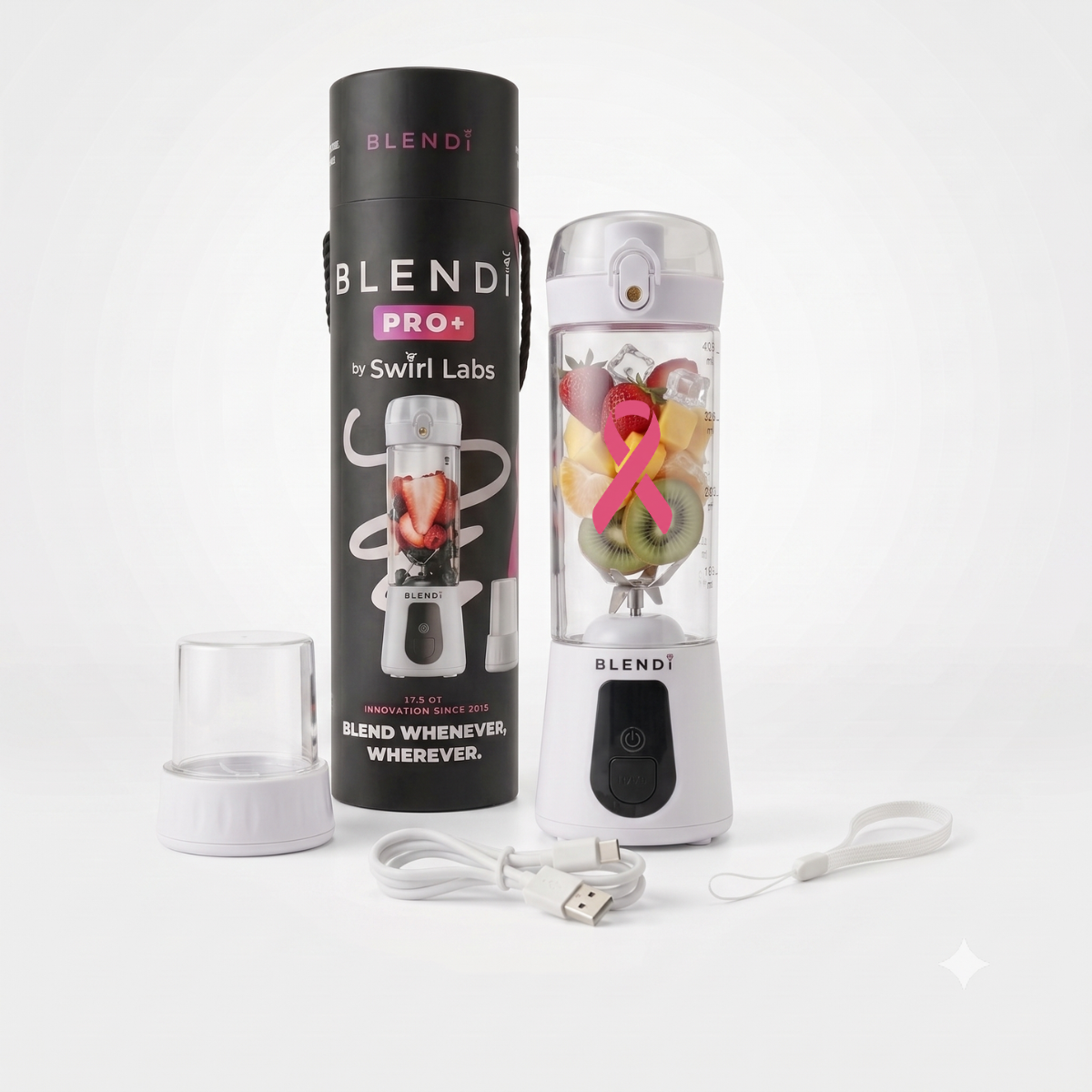 Pro+ Breast Cancer Awareness Edition Portable Blender (17oz)
