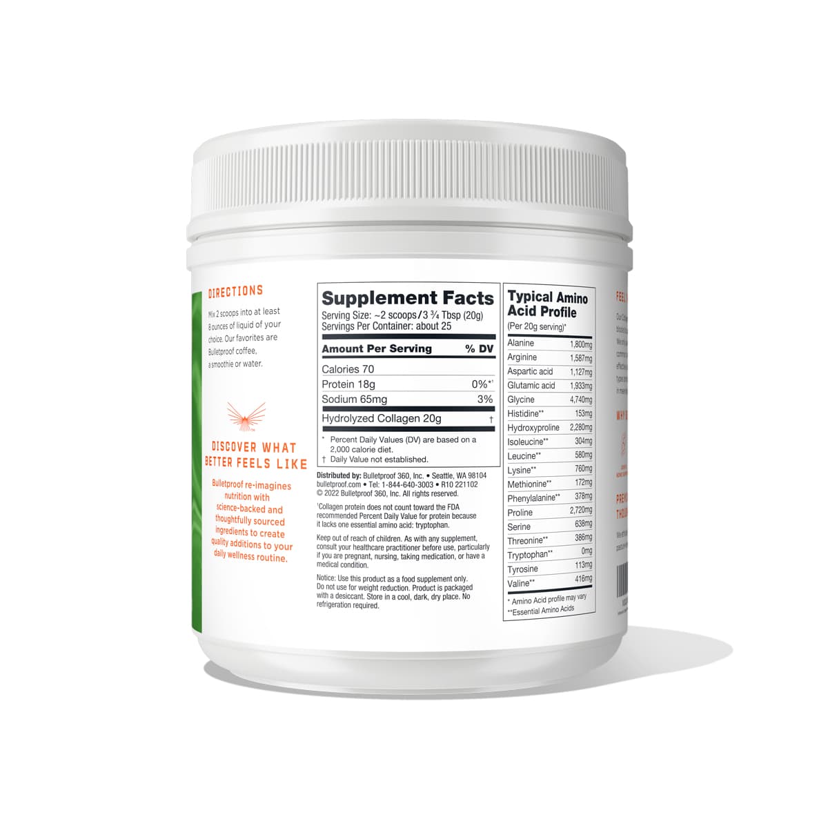 Bulletproof™ Unflavored Collagen Peptides
