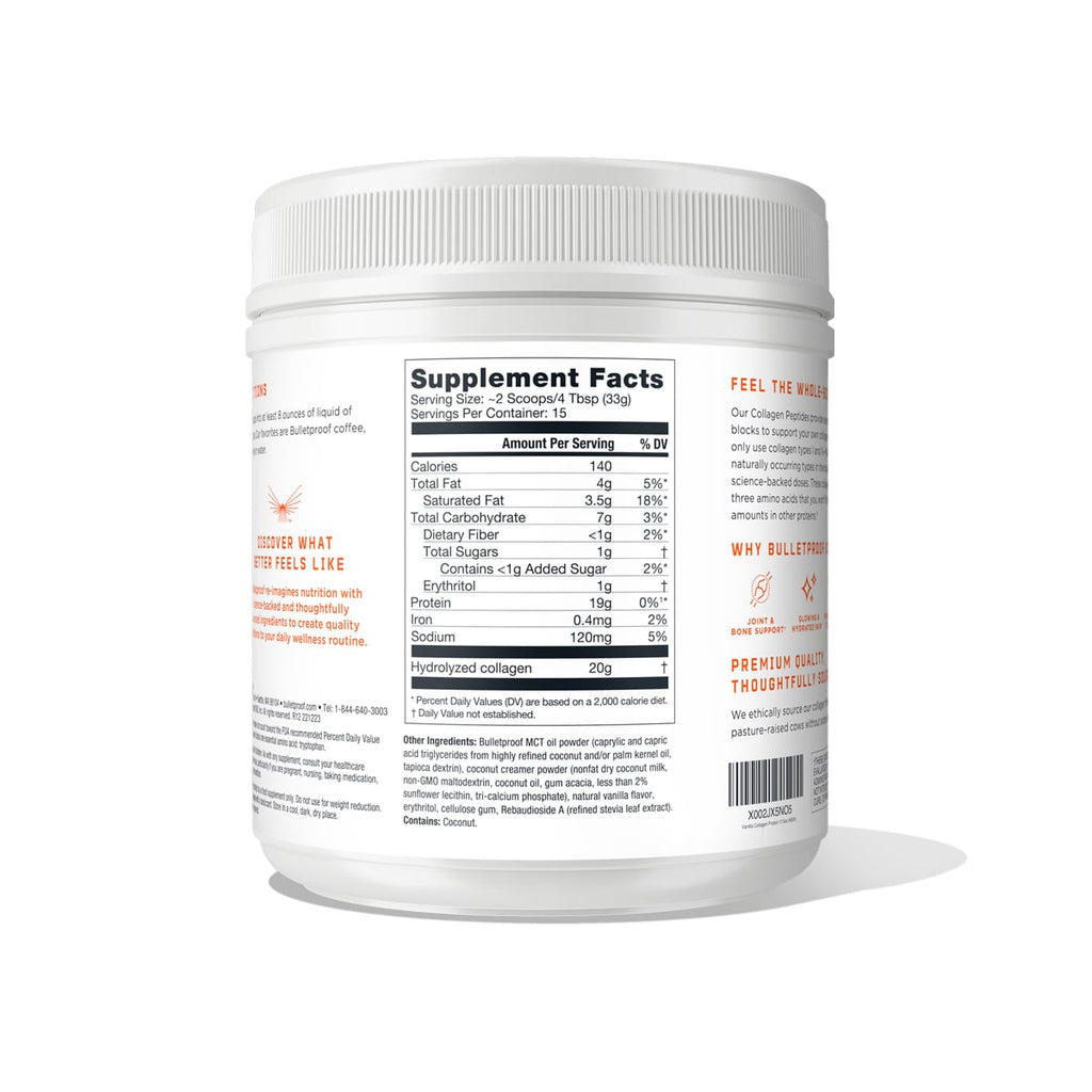 Bulletproof™ Vanilla Collagen Peptides