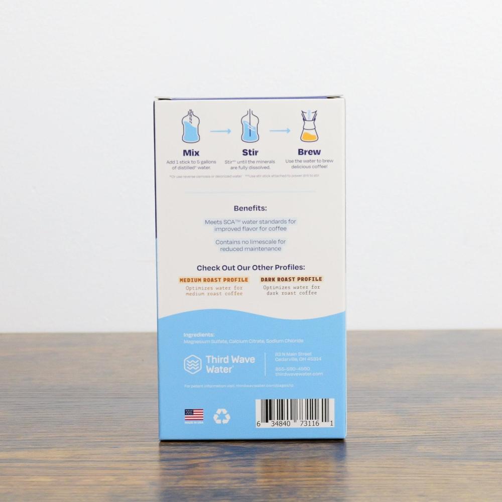 Third Wave Water Mineral Supplement - Classic Light Roast Profile