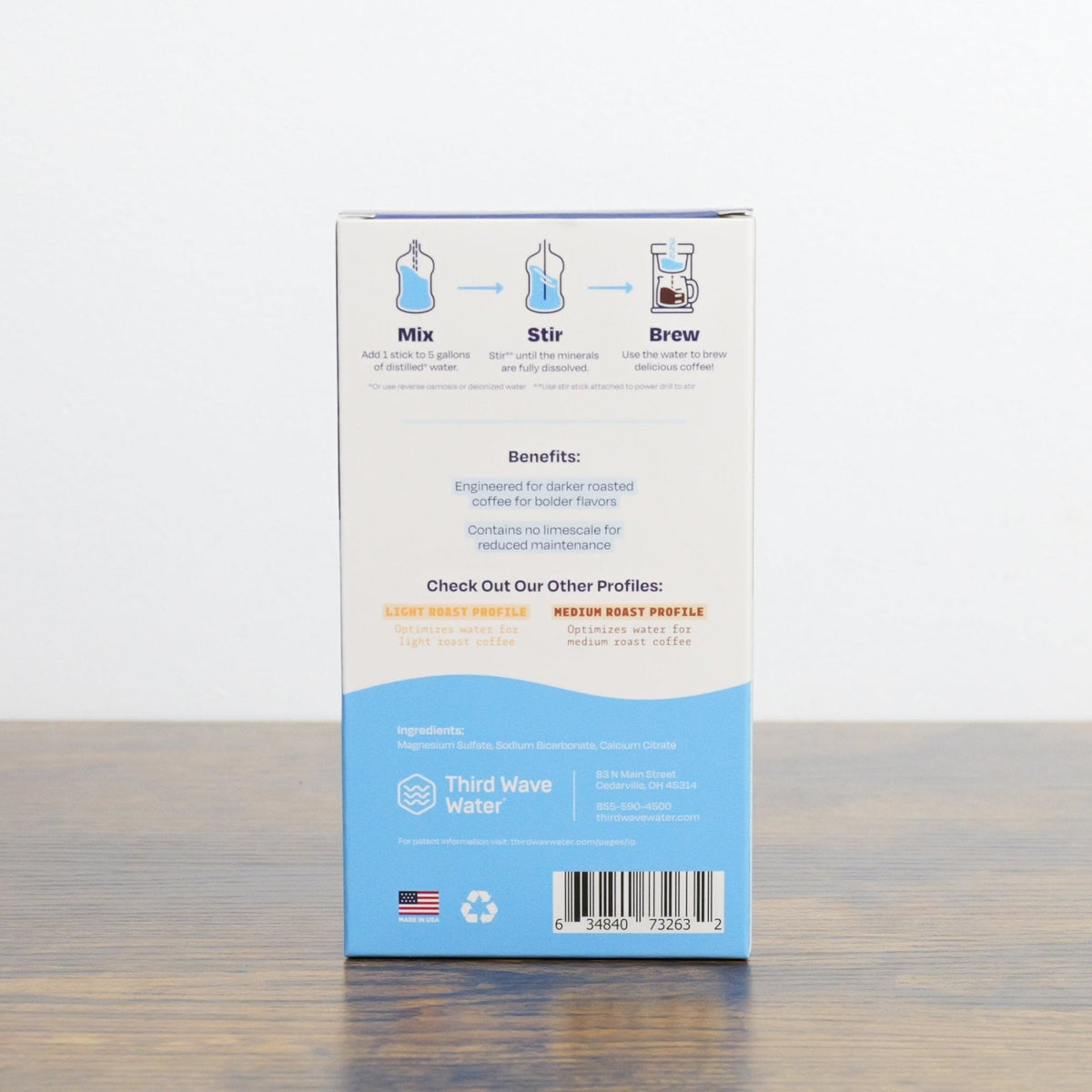 Third Wave Water Mineral Supplement - Dark Roast Profile