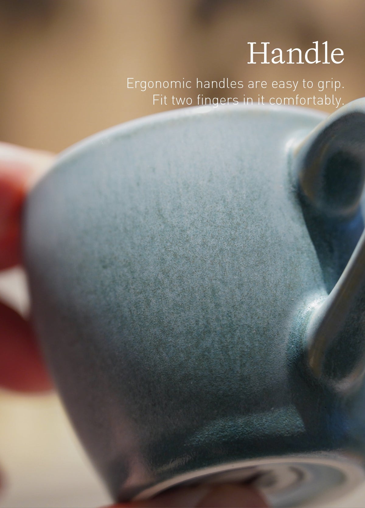 2.5 oz Egg Espresso Cup and Saucer - Mineral Colors Collection