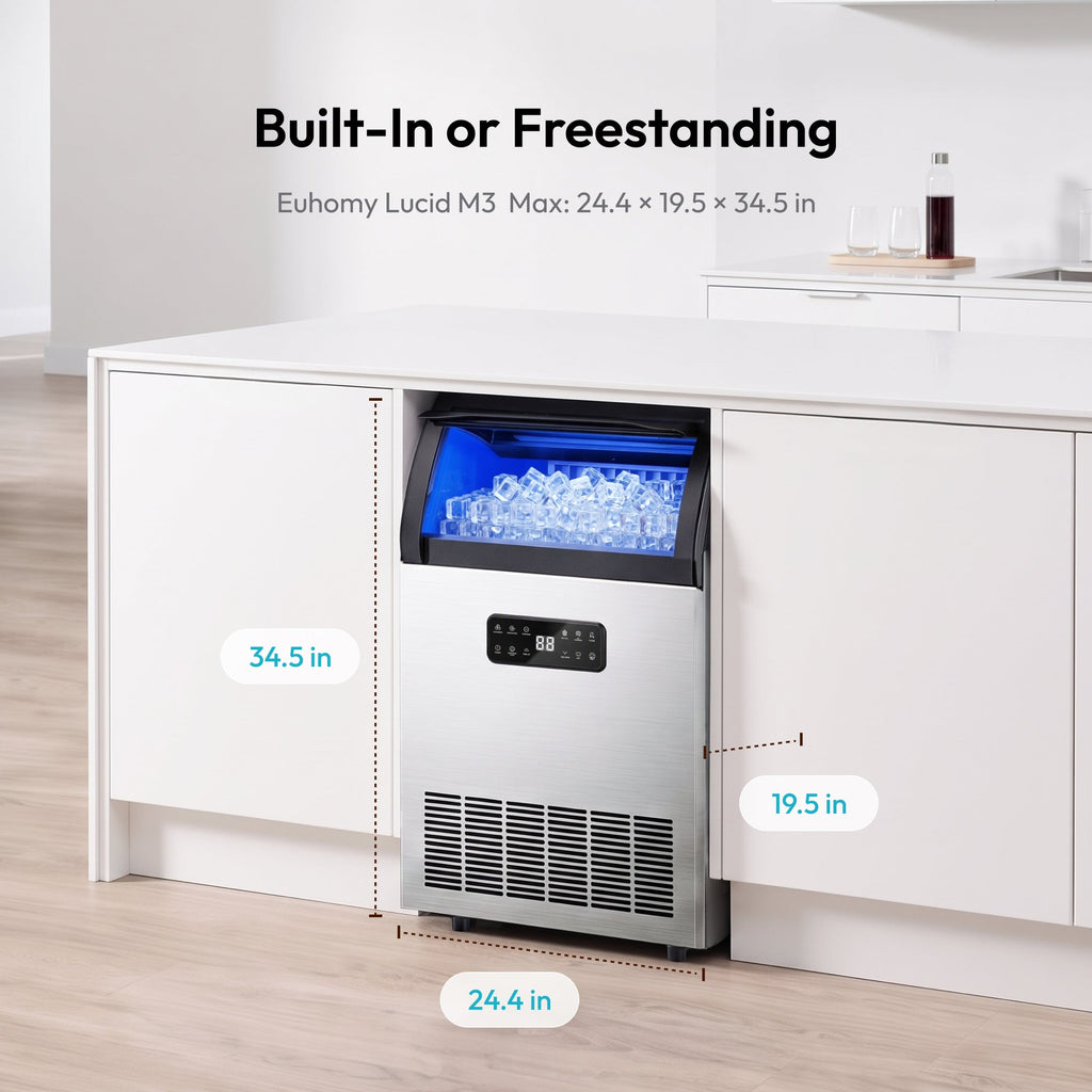 Euhomy Lucid M3 Cube Commercial Ice Maker