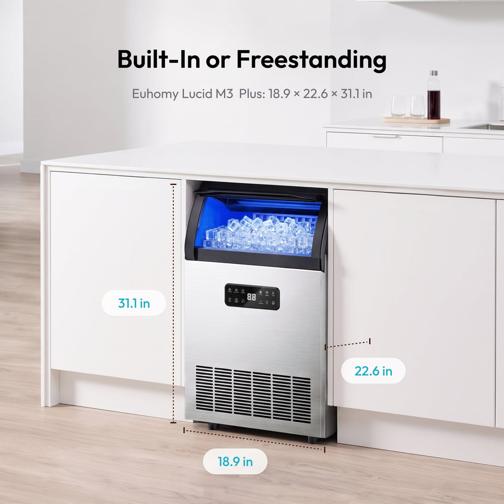 Euhomy Lucid M3 Cube Commercial Ice Maker