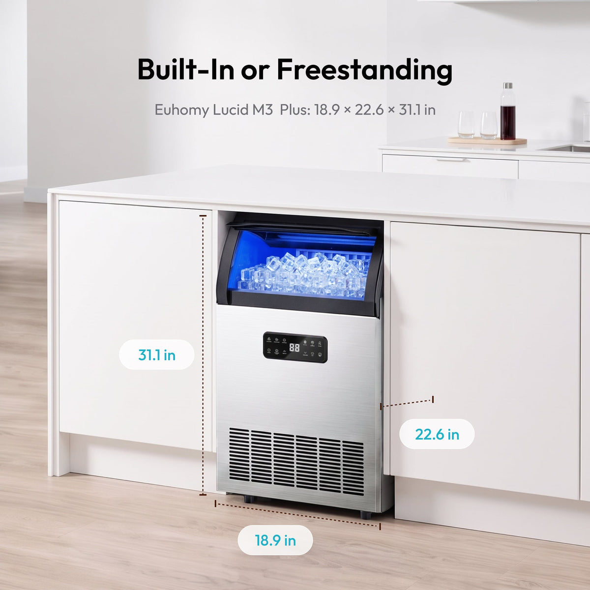 Euhomy Lucid M3 Cube Commercial Ice Maker