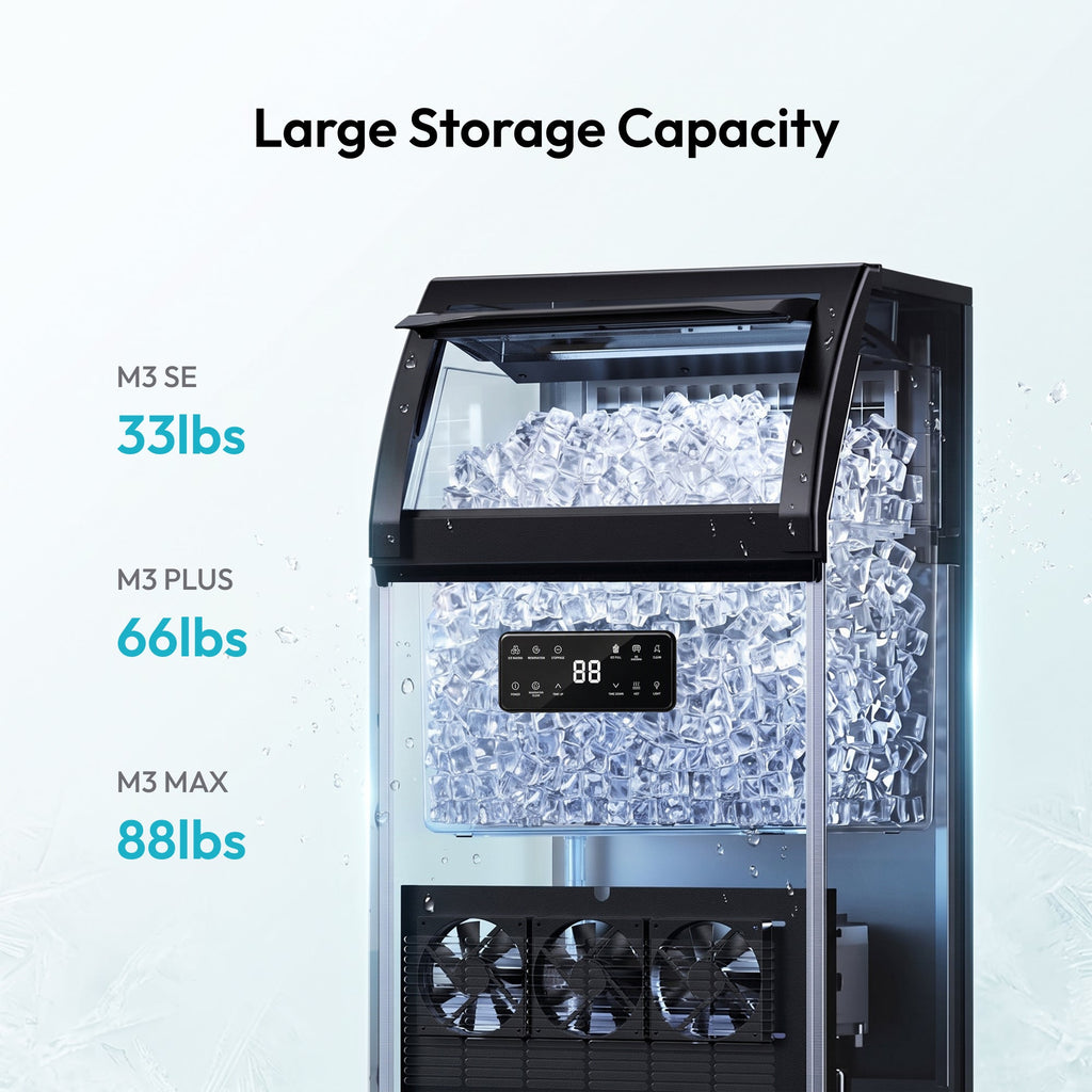 Euhomy Lucid M3 Cube Commercial Ice Maker