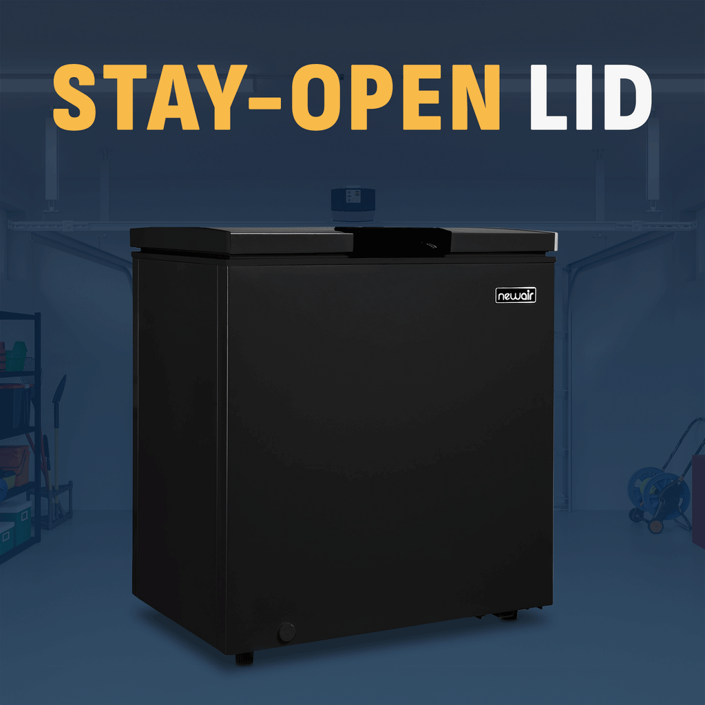 Newair® Mini Deep Chest Freezer, 5 Cu. Ft. - Black